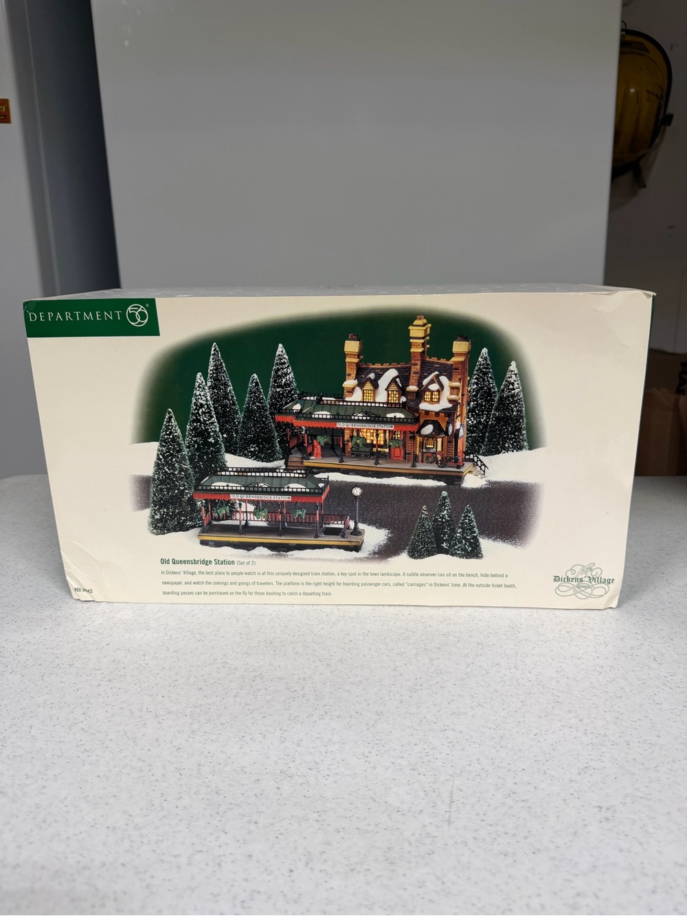 NEW Department Dept 56 Dickens' Village Old Queensbridge Station 58443 With Box